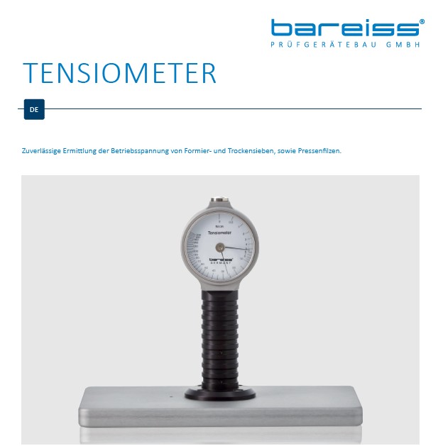 Datenblatt Tensiometer