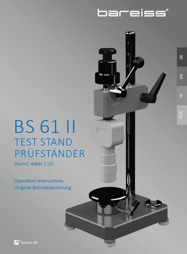 Betriebsanleitung Prüfständer BS 61 II