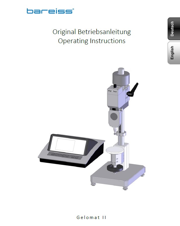 Betriebsanleitung Gelomat