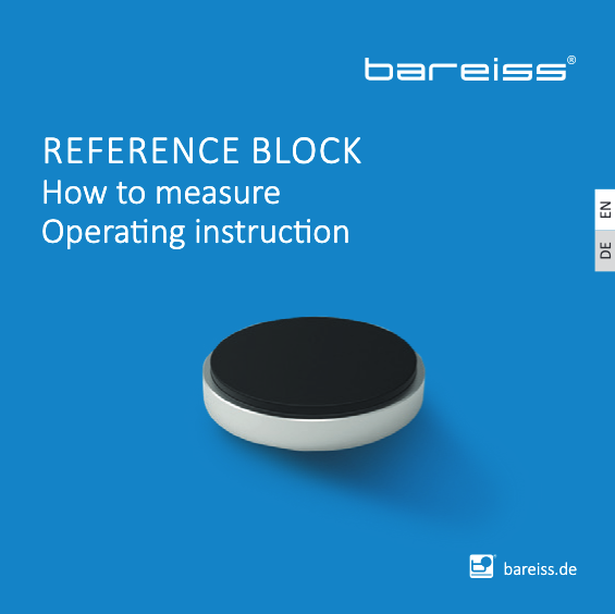 Reference Block operating manual